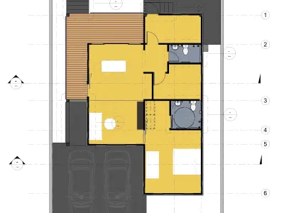 Small house by REVIT 3D model