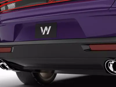 Dodge Charger SIXPACK Sema 2025 3d model 3D model