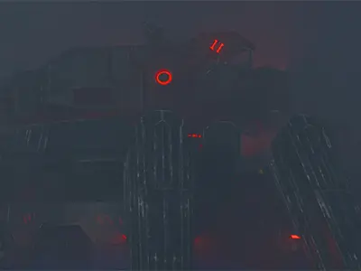 Hard surface cannon FBX  Free low-poly 3D model