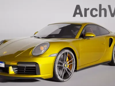 ArchViz Car Assets P04 - Unreal Engine 5 3D model