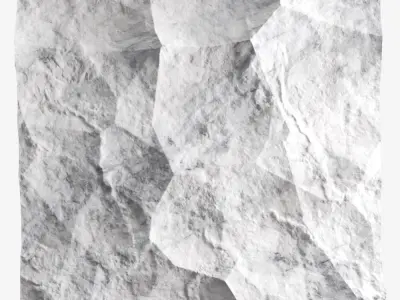 185-RockPanel rock wall art 3D model