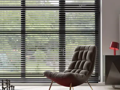 Modern living room dining room interior scenes  3D model