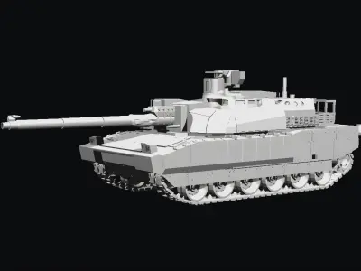 Leclerc mbt UAE version 3D print model
