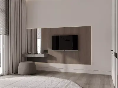 bedroom modern style design  3D model