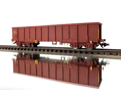 ROLLS-0042 SJ Litt Eaos Gondola freight car in H0-scale 3D print model