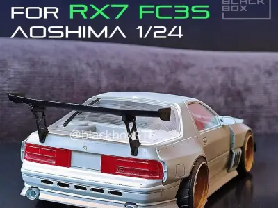 BODYKIT For RX7 FC3 Aoshima 1-24th modelkit 3D print model