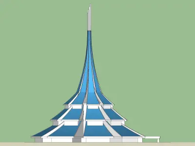 MBKS Office Building Low-poly 3D model