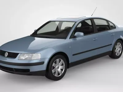 Volkswagen Passat B5 1997 3D model