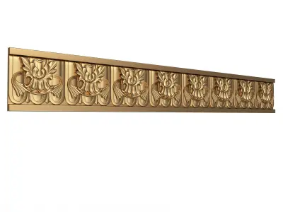 Ornament Element Molding 031 Low-poly 3D model