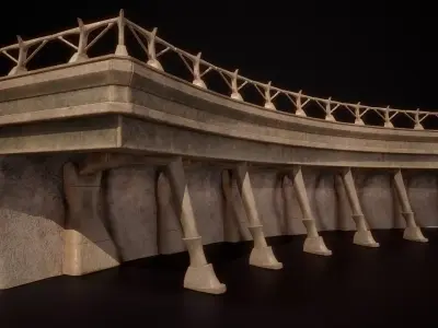 building 11 Low-poly 3D model