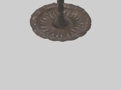 Candle Holder model Low-poly 3D model