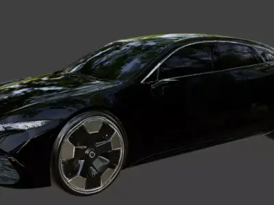 Mercedes EQXX Vision 2025 3D model