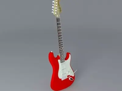 Army of guitars Free 3D model