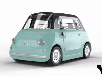 Fiat Topolino 2024 3D model