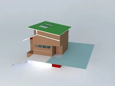 House design  Free 3D model