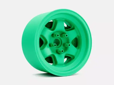 15x8 American Racing TA70 Wheel and Brake 3D print model