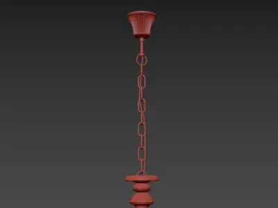 Chandelier Roana E 1 1 8 AG 3D model