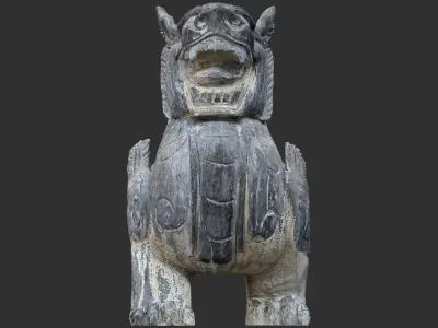 Chinese Stone Sculpture 3d scan 3D model