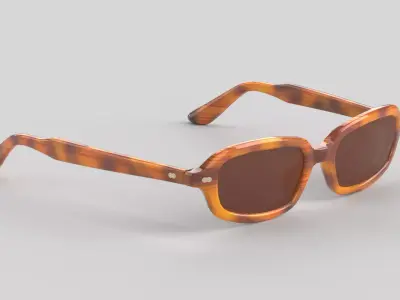 Malibu Eyewear Glasses Low-poly 3D model
