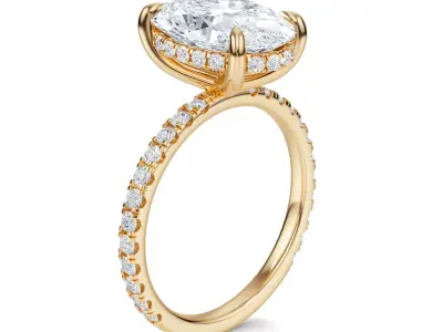 Engagement Ring 3D print model