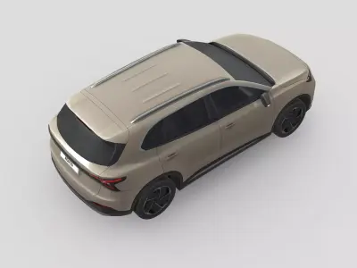 Low Poly Car - MG S5 Low-poly 3D model