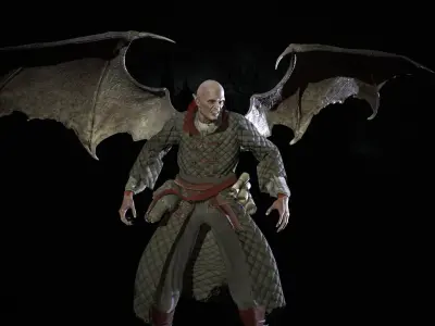 Nosferatu Low-poly 3D model