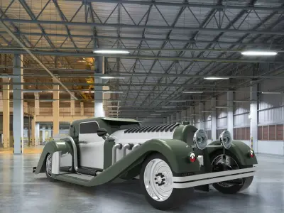 classic car 3D model