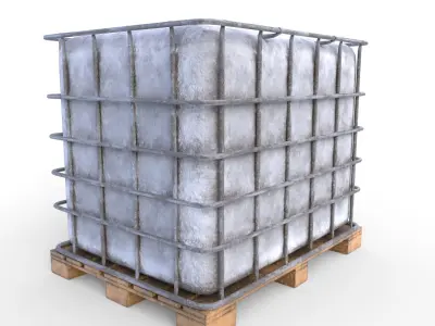 IBC Container 4 Low-poly 3D model