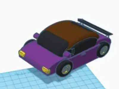 sportcar car 3D print model