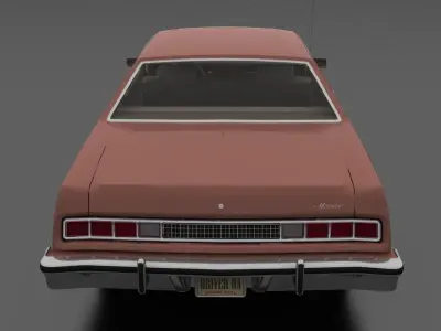 Monterey 2dr 1974 Low-poly 3D model