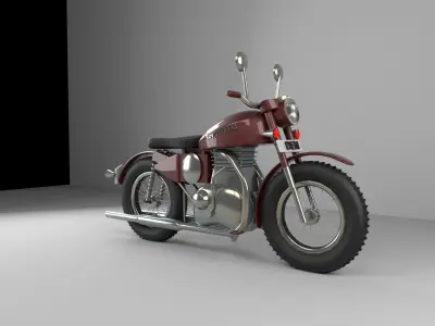royal enfield bullet 3D model