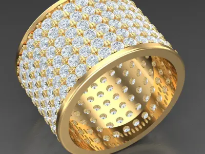 Luxury Men Rings Designs 4MR073 3D print model