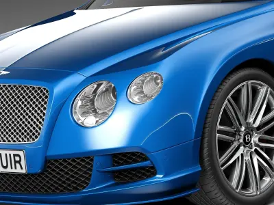 Bentley Continental GT Speed 2015 3D model
