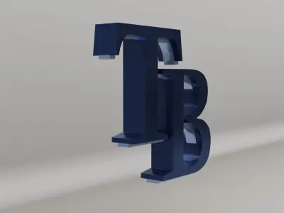 MLB Tampa Bay Rays V2 Team Logo 3D model