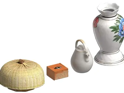 Interior Props Pack 03 3D model