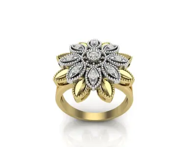 diamond ring 3D print model purchase