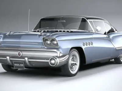 Generic American Car 1958 3D model