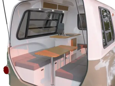Travel trailer Happier Camper HC1 3D model
