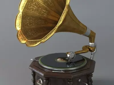 Gramophone 3D model