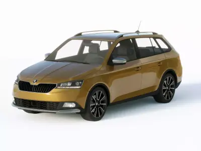 Skoda Fabia Scoutline 2019 3D model