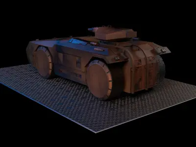 M577 APC  Aliens 3D model