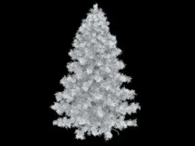 Christmas White Tree 3D model