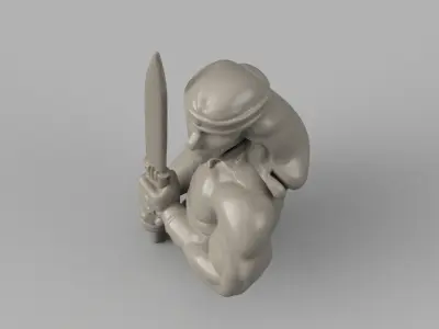 Conan The Barbarian Torso Free 3D print model