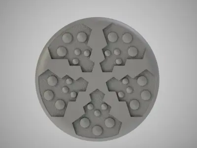 Wooden Door Ornament 2 3D print model