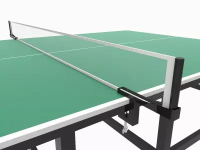Table Tennis Low-poly 3D model