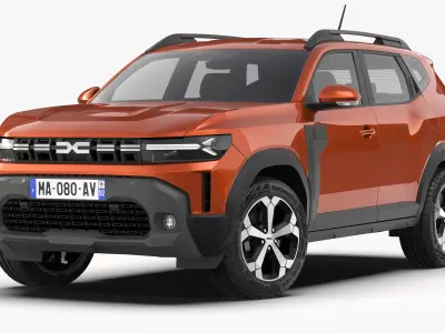 Dacia Duster 2024 3D model