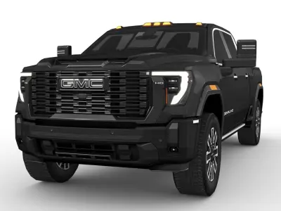 GMC Sierra Denali 2500HD 2025 Low-poly 3D model