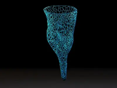 Christmas tree decor icicle 4 3D print model