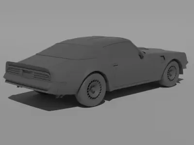 1978 Pontiac Trans Am 3D print model