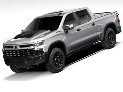 Chevrolet Silverado ZR2 Bison 2023 3D model